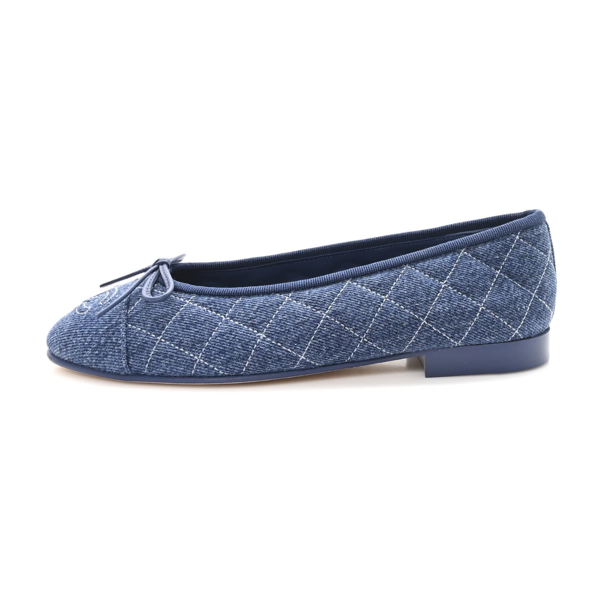 Chanel Ballet Flats Washed Denim