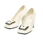 Chanel Pumps Ivory & Black