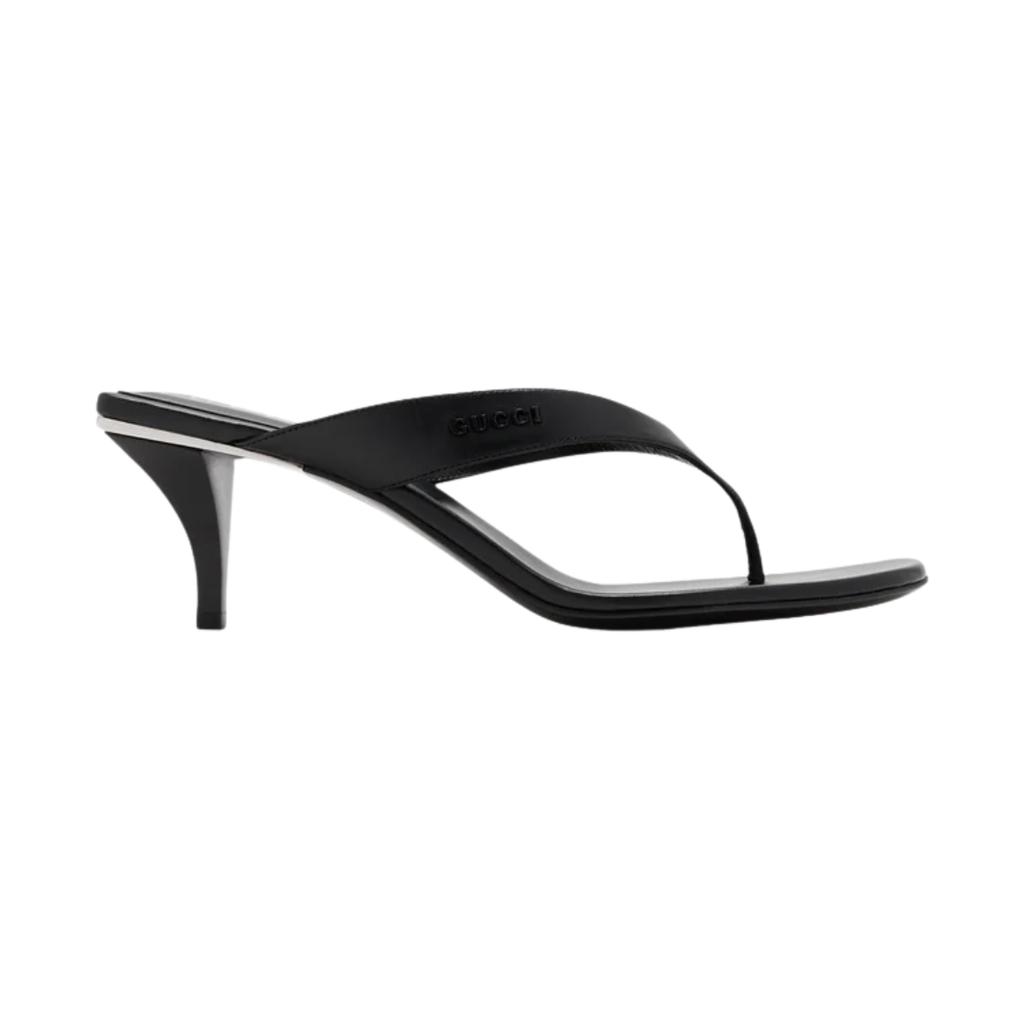 Gucci Vittoria Thong Black