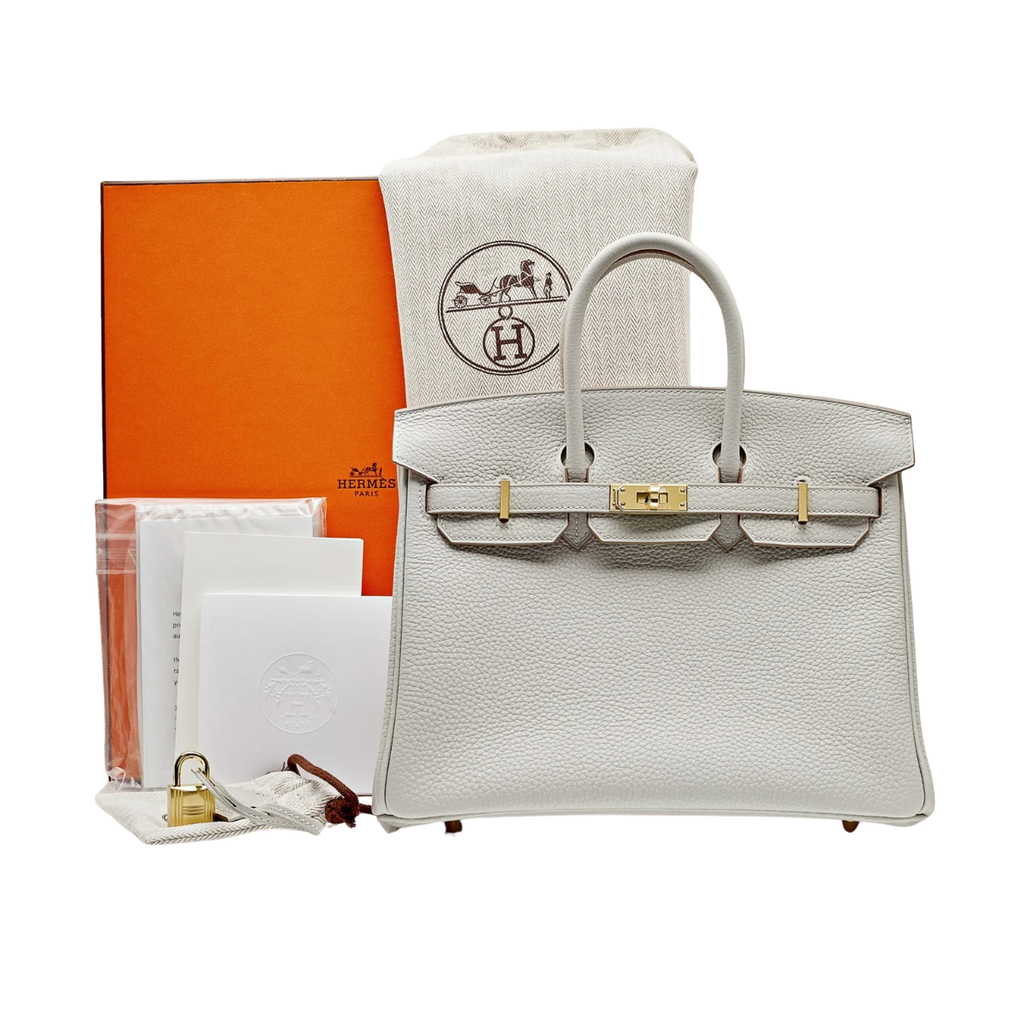 Hermès Birkin 25 Togo Gris Perle Gold Hardware