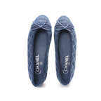 Chanel Ballet Flats Washed Denim