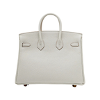 Hermès Birkin 25 Togo Gris Perle Gold Hardware