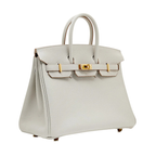 Hermès Birkin 25 Togo Gris Perle Gold Hardware