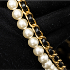 Chanel 23S Mini 22 Bag with Pearl Shiny Calfskin