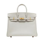 Hermès Birkin 25 Togo Gris Perle Gold Hardware