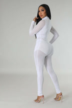 Long Sleeve Skinny Jumpsuit Bodysuit