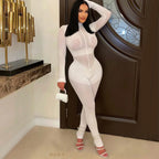 Long Sleeve Skinny Jumpsuit Bodysuit