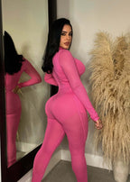 Long Sleeve Skinny Jumpsuit Bodysuit