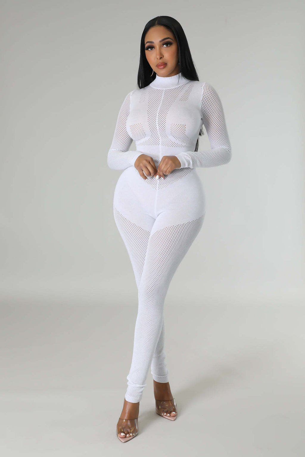 Long Sleeve Skinny Jumpsuit Bodysuit