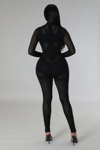 Long Sleeve Skinny Jumpsuit Bodysuit