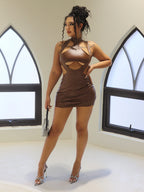 One-Shoulder Bodycon Mini Dress