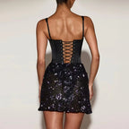 Gold Pink Floral Off-Shoulder Top