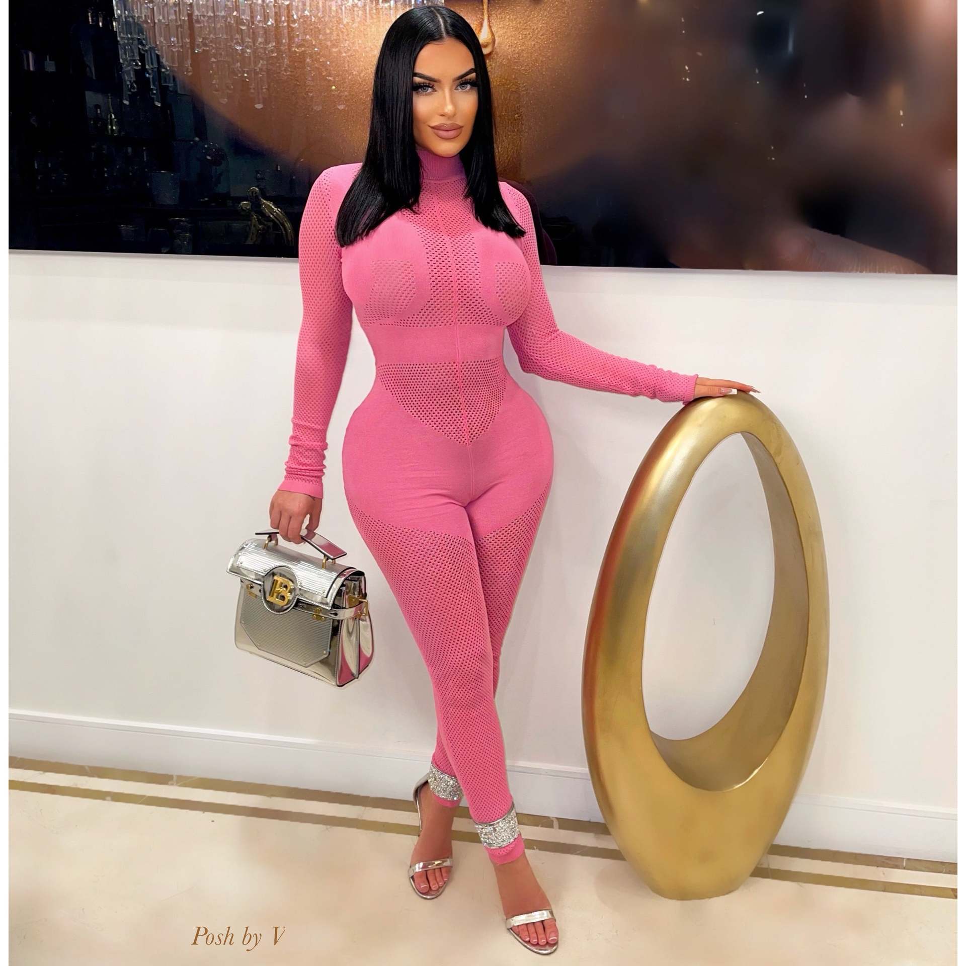 Long Sleeve Skinny Jumpsuit Bodysuit